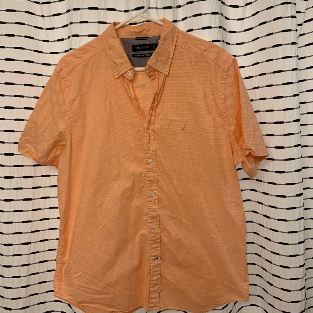 Nautica size L short sleeve buttons down